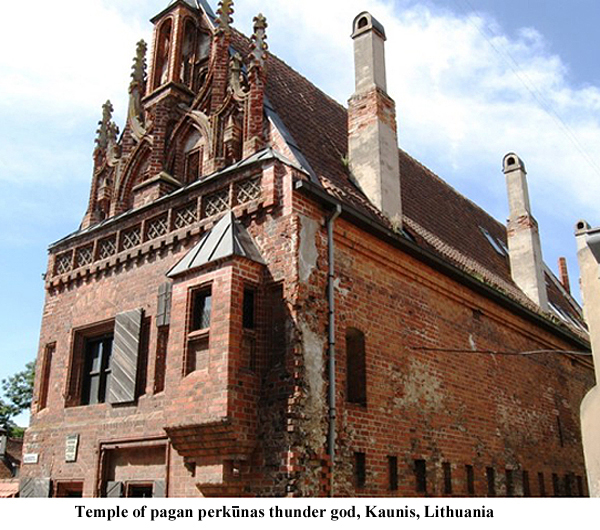 Temple of pagan perkunas Kaunas